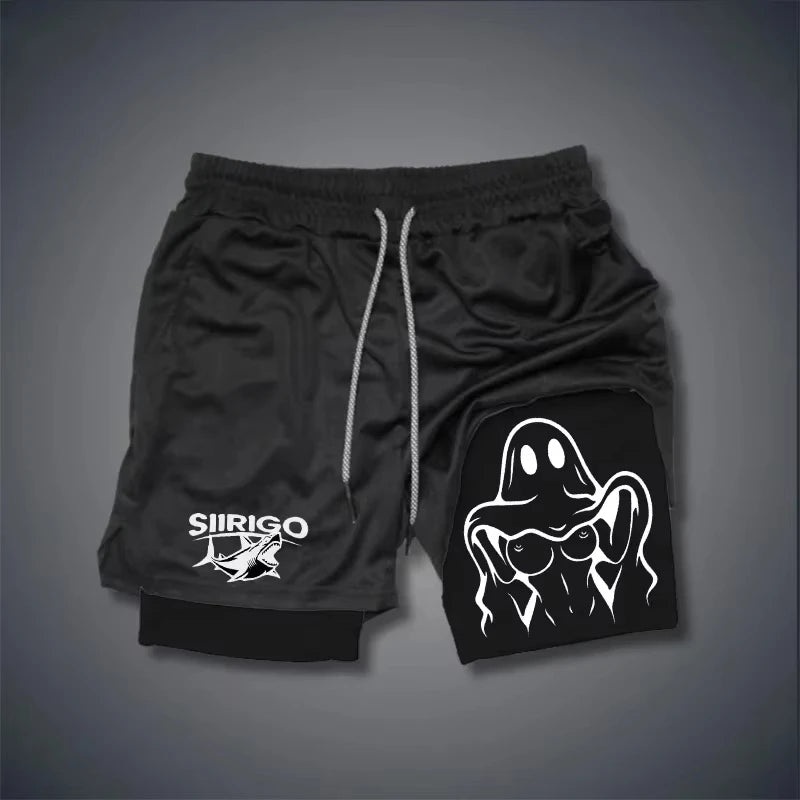 Breathable Plus Size Fitness Shorts