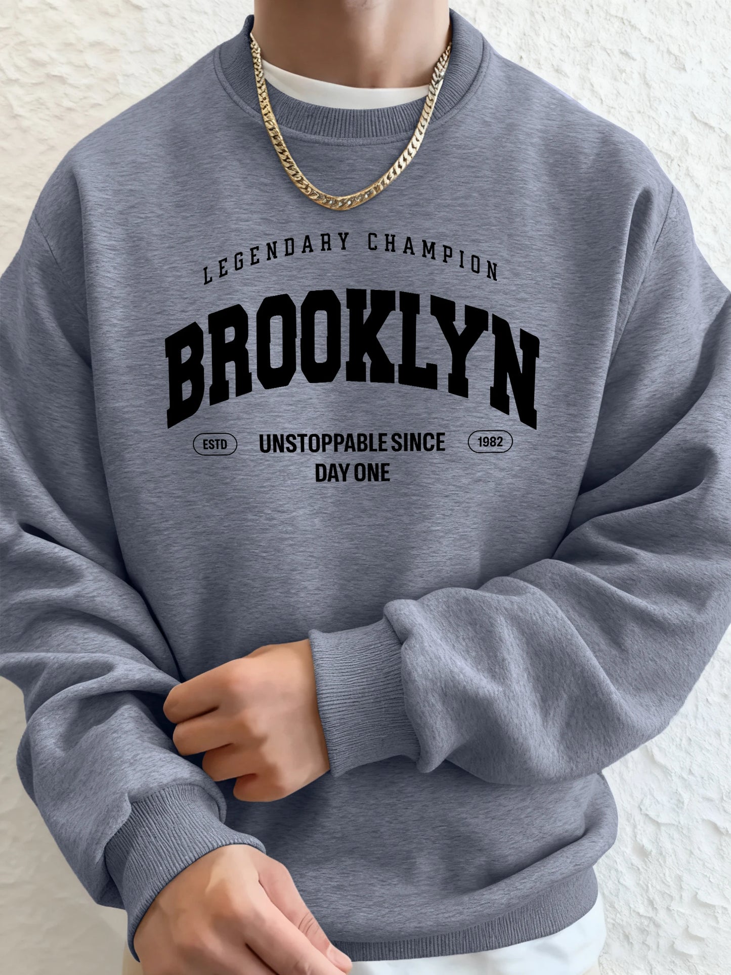 Womens Casual Superior Brooklyn Print Sweatshirts