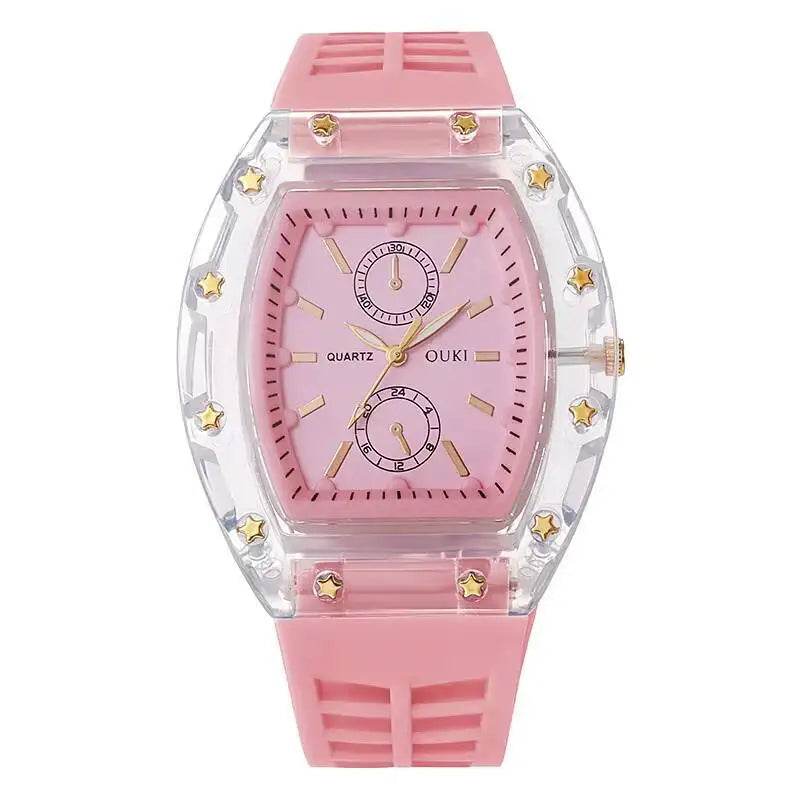 Silicone Strap Casual Mens Analog Watches