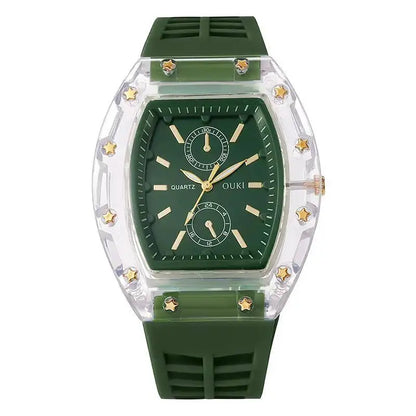 Silicone Strap Casual Mens Analog Watches