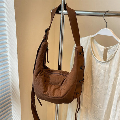 New Womens Crossbody Bags Large Capacity Luxury Shoulder Bag Soft Casual Travel Hobo Vintage Sac