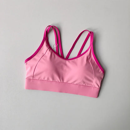 High Impact Push Up Sports Bra For Women Full Support Racerback Lightly Lined Underwire Shockproof Design