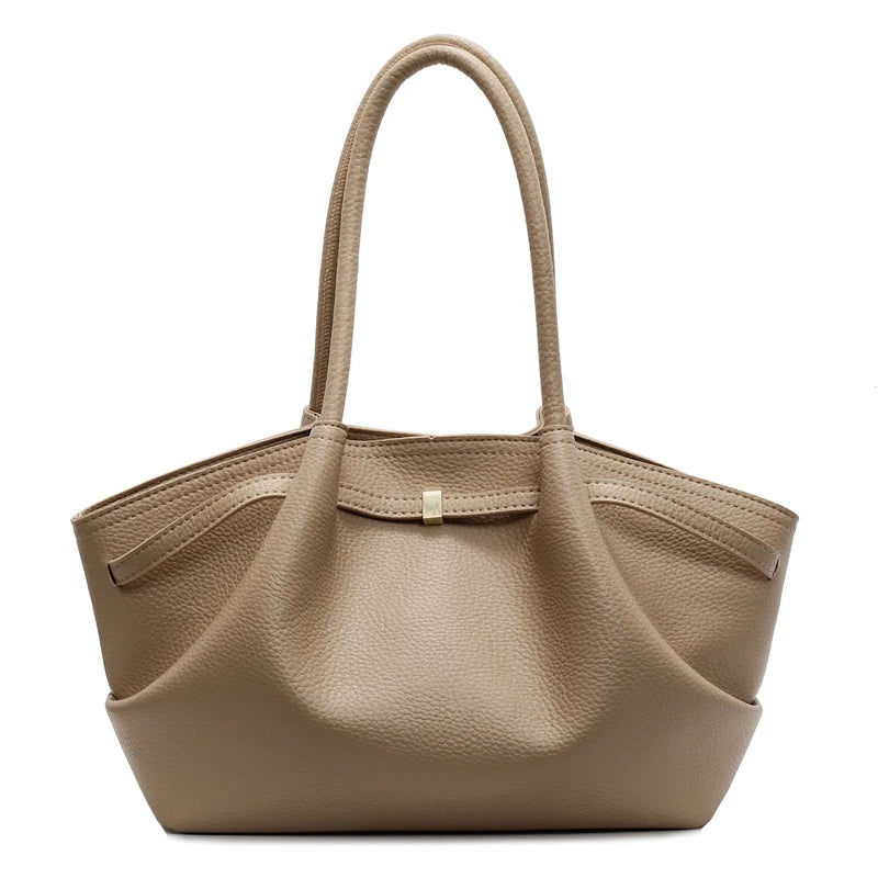 Genuine Leather Elegant Large Capacity Tote Bags