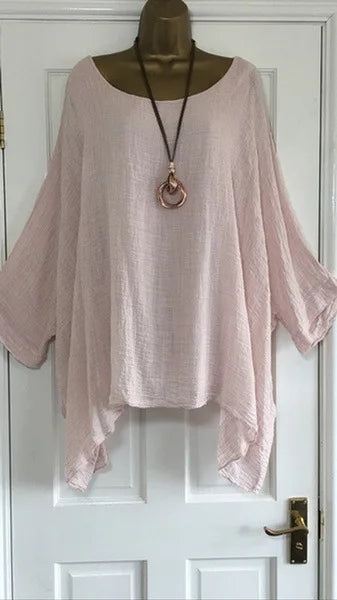 Women Plus Size Batwing Sleeve Sweater