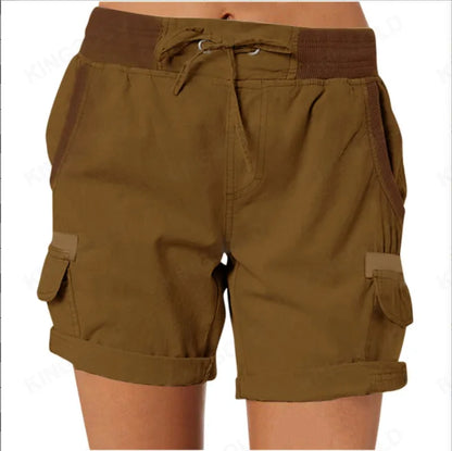 Effortless Summer Days: Casual Linen Cargo Shorts Outfit