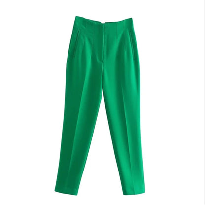 Retro Zip Fly Skinny Pants