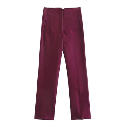 Retro Zip Fly Skinny Pants