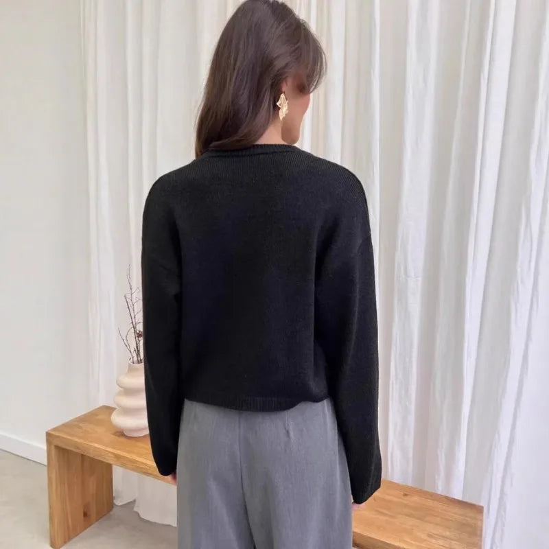 Women Autumn Open Stitch Cardigans