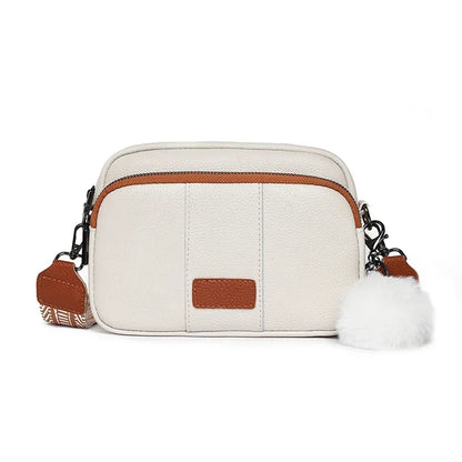 Womens Small Leather Buckle Messenger Bags