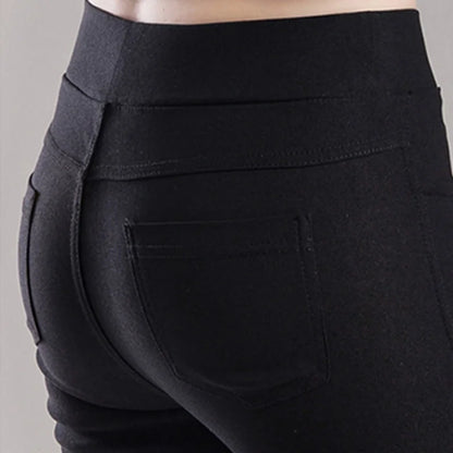 Women’s High Waist Pencil Pants – Slim Fit Office Ankle Trousers