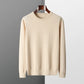 New Soft Mens Round Neck Thickened Wool Sweaters