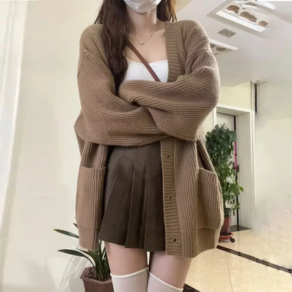 Womens Casual Autumn Long Cardigans