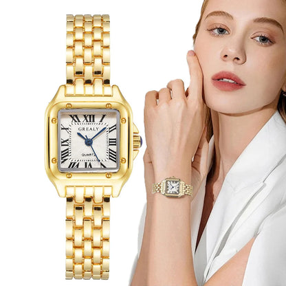 Womens Luxury Quartz Gold Watches