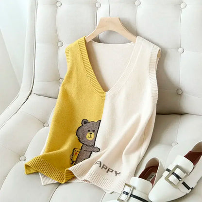 Womens Cross Tied V Neck Oversized Sweaters