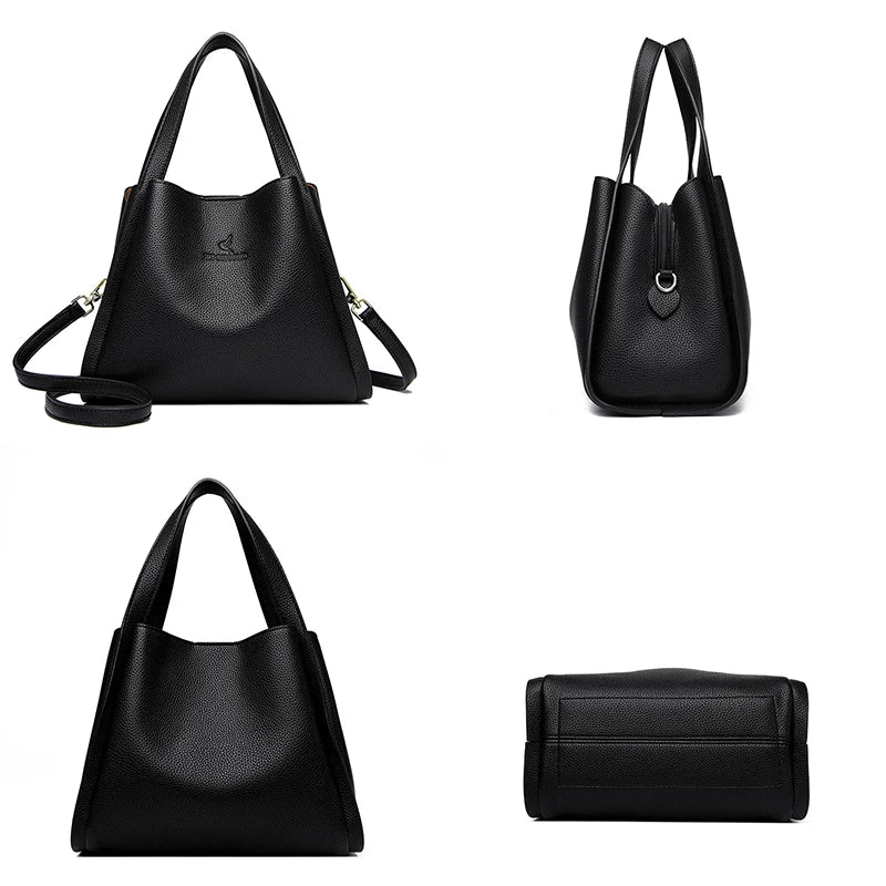 Touch Internal Soft Leather Handbags