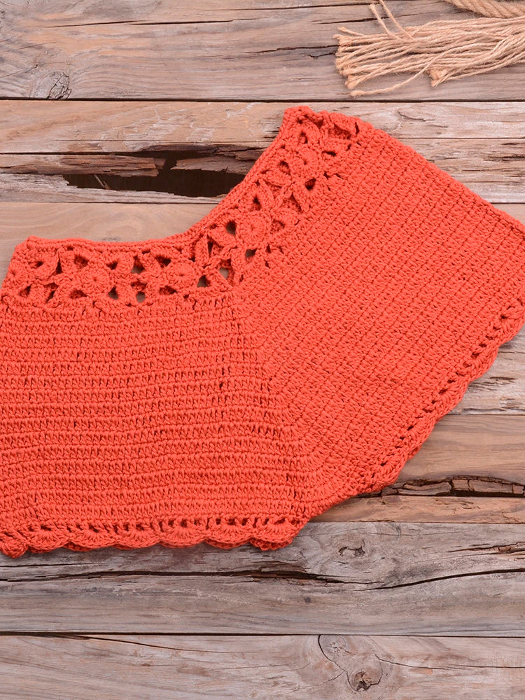 Womens Crochet Micro Brazilian Bikini Tops