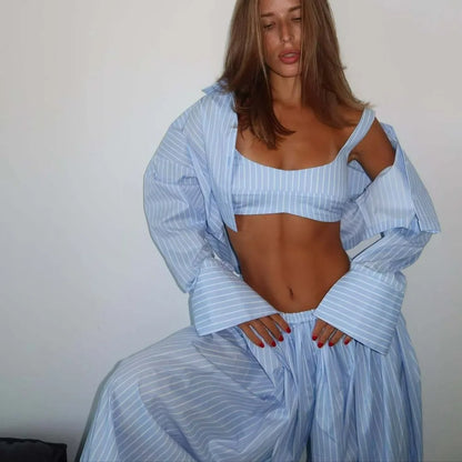 Casual Woolen Loose Pants