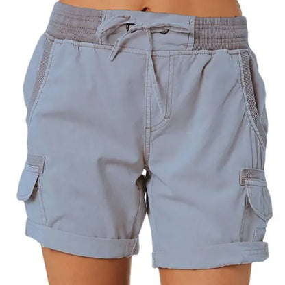 Effortless Summer Days: Casual Linen Cargo Shorts Outfit
