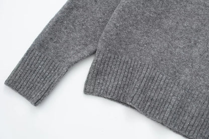 Casual Simple Solid Women Sweaters