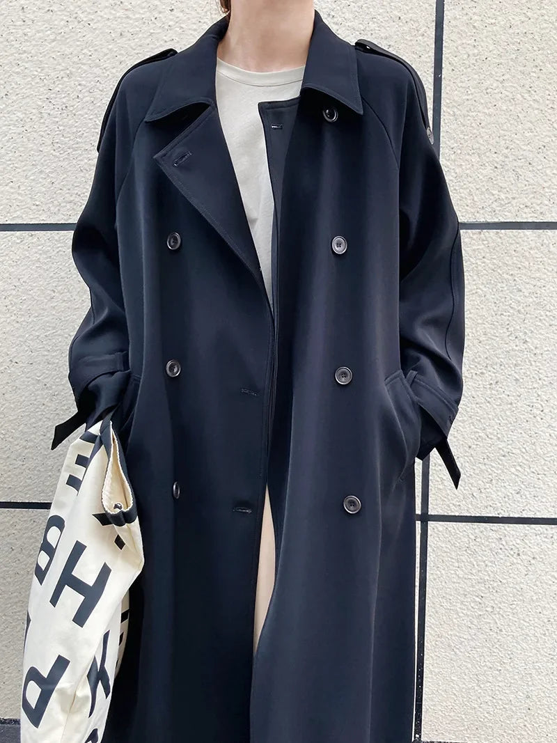 Women Vintage Windbraker Trench Coats
