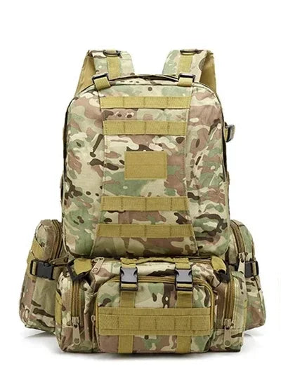 Tactical Khaki Multi-Functional Backpack Set