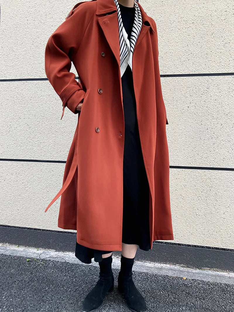 Women Vintage Windbraker Trench Coats