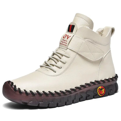 Modern Style Long Cross Lace Up Warm Winter Boots For Women