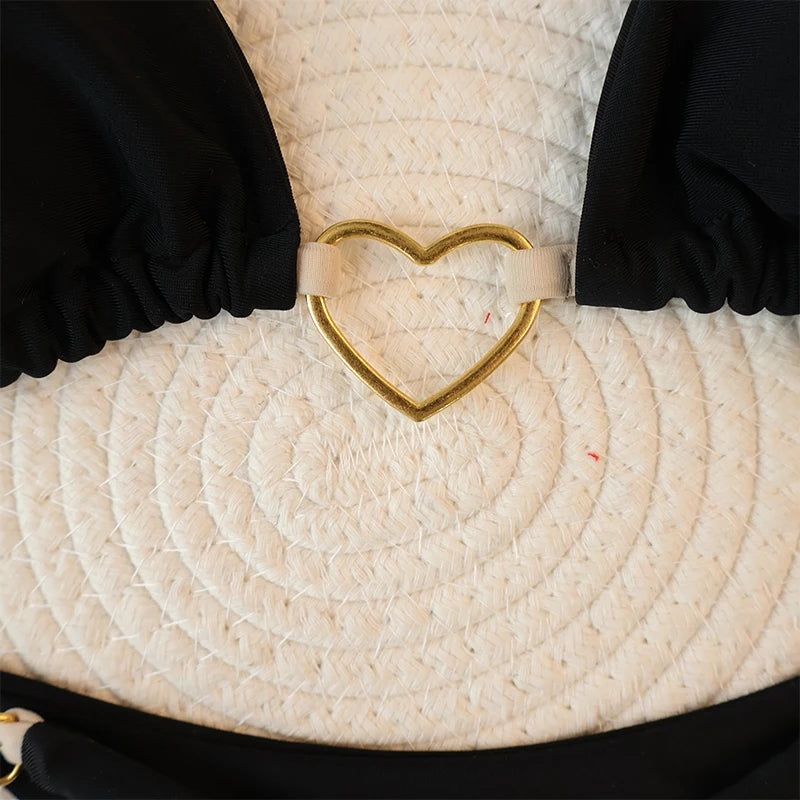 Minimal Top Sexy Triangle Push Up Female Bikini