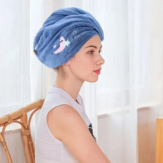 🎁 Super Absorbent Microfiber Hair Wrap Quick Dry Towel (100% off)