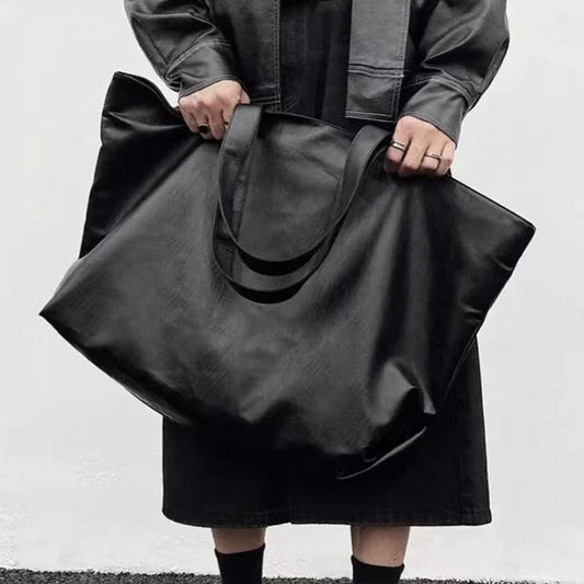 Large Capacity Leather Lightweight Shopper Tote Bags