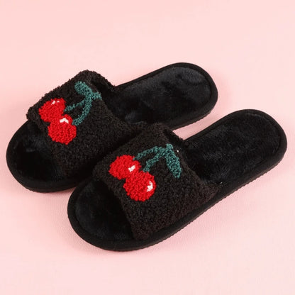 2025 Women S Winter Furry Slippers Non Slip Casual Indoor Flats For Warm Comfort