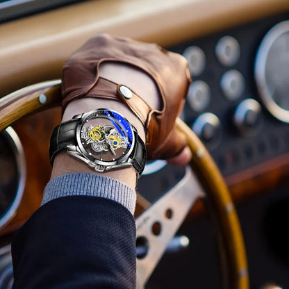 Super Creative Half Transparent Quartz Men Watches