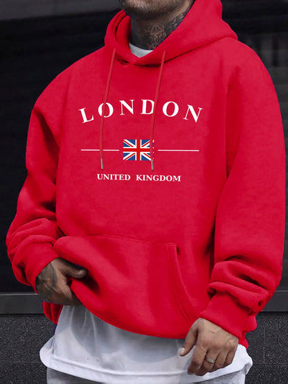 London Letter Flag Printed Crop Top