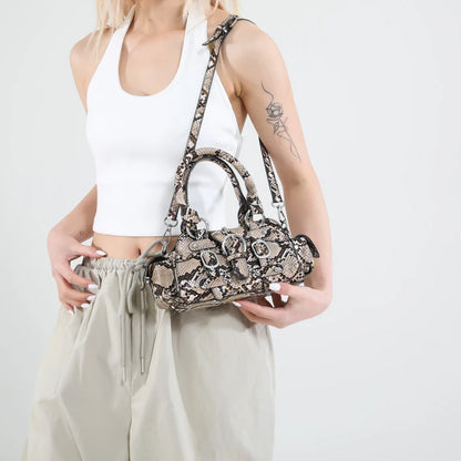 Designer Snake Skin Pattern Handbags