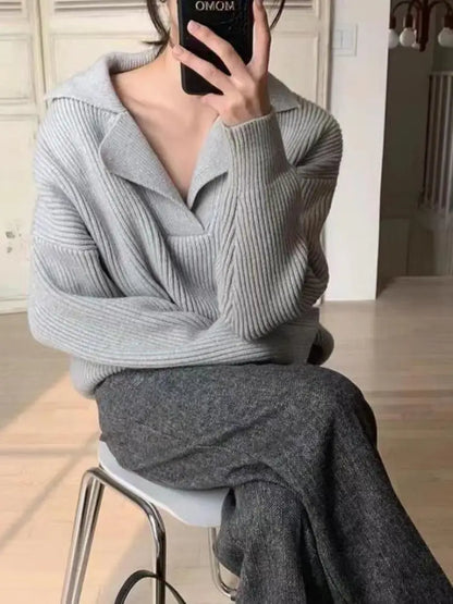 Super Thick Warm Oversized Knitted Women Sweaters