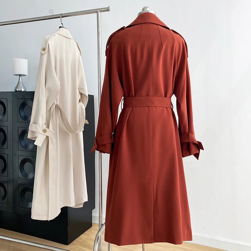 Women Vintage Windbraker Trench Coats