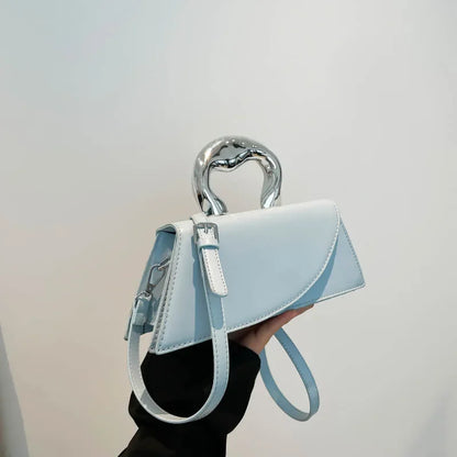 Womens Large Pu Leather Tote Bag Stylish Square Shoulder Crossbody Handbag