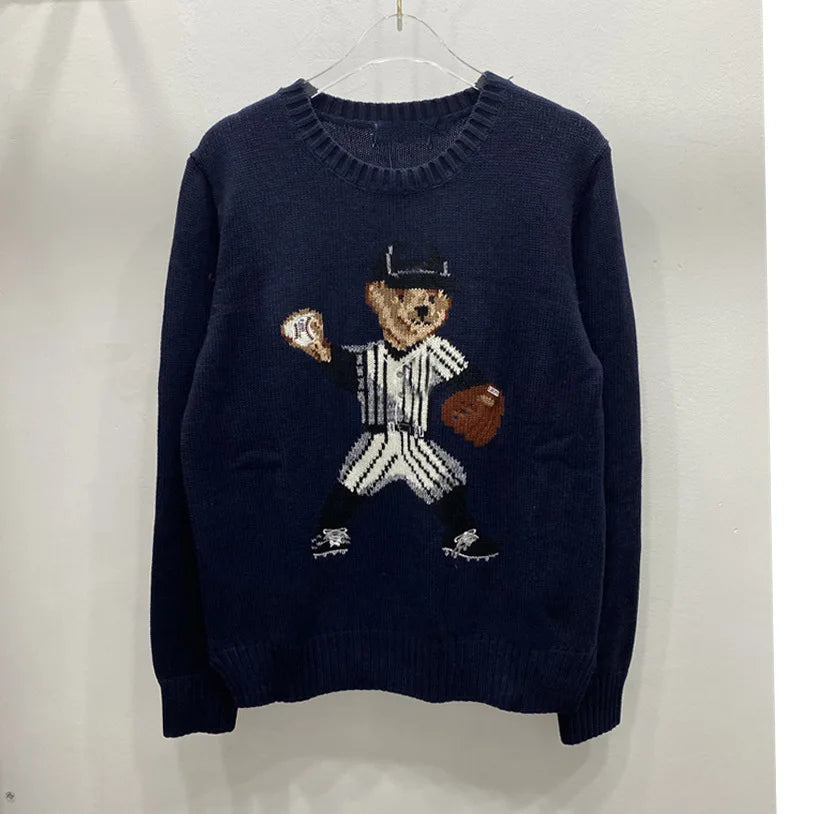 Womens Sweety Bear Cartoony Sweater