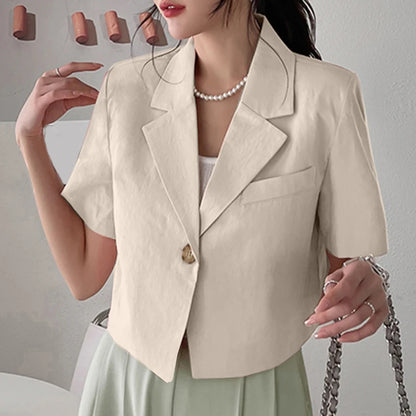 Chic Office Fashion Blazer Jackets