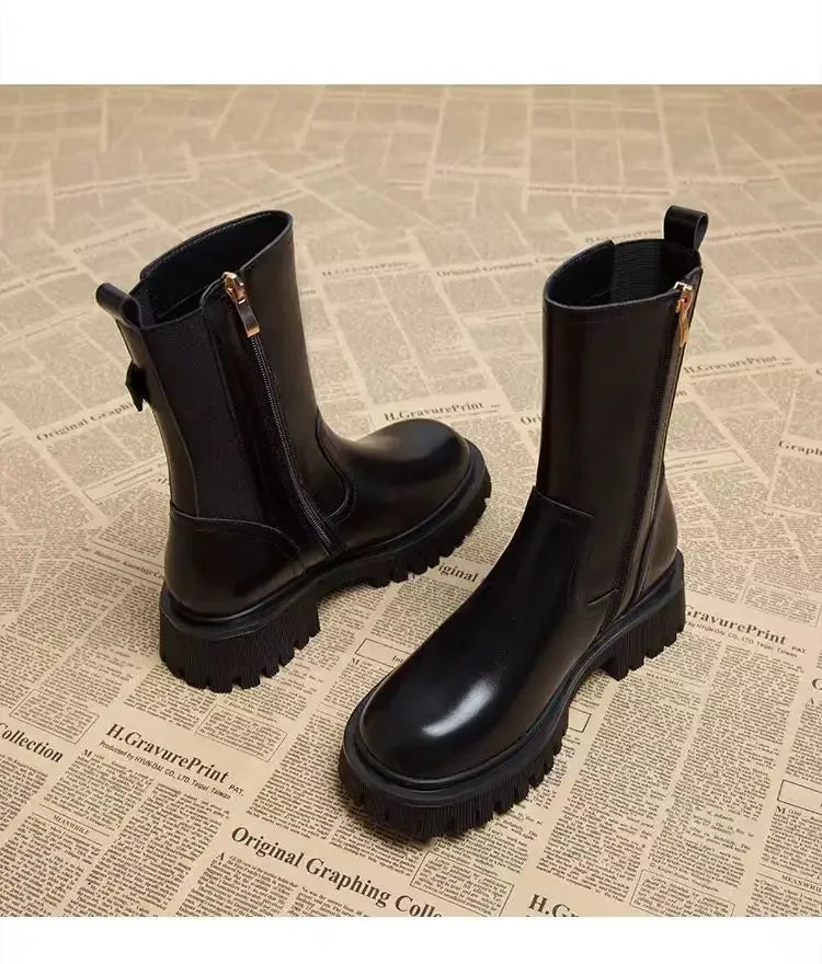 Womens Thick Sole Soft Casual Shoes Boots