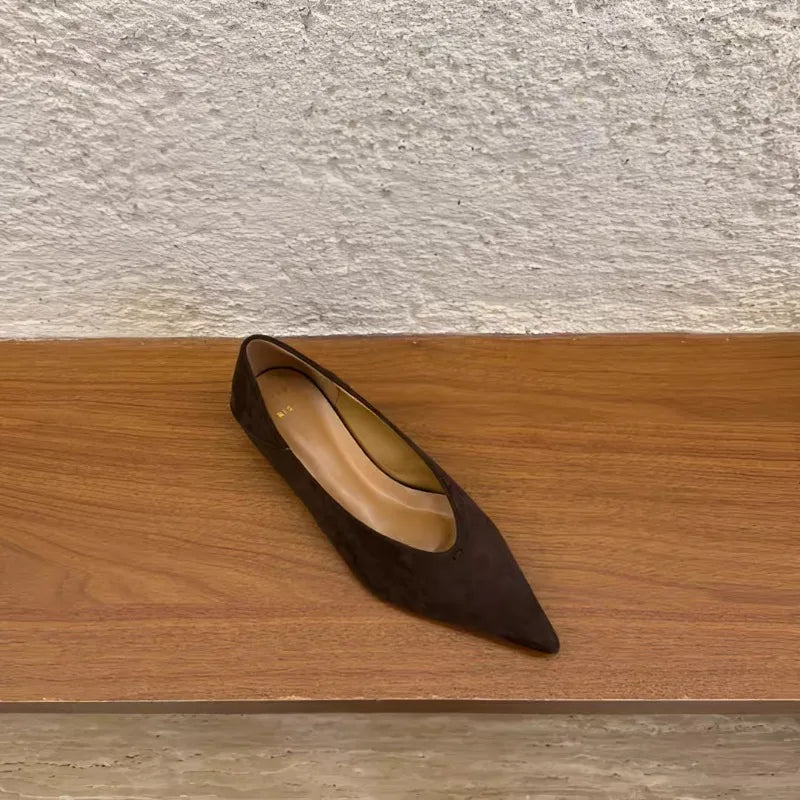 CozyPoint Flats – Chic Pointed Toe Comfort Shoes