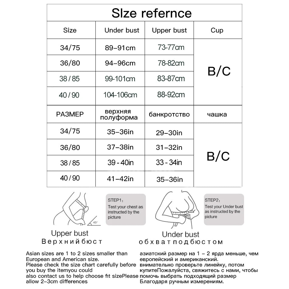 Women Plus Size Lace Embroidery Bra Underwear