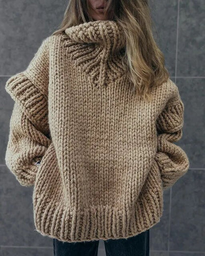 Super Thick Warm Oversized Knitted Women Sweaters