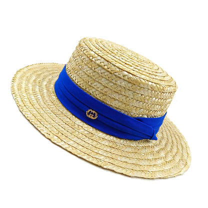 Hepburn Vintage Design Elegant Straw Sun Cap Hat