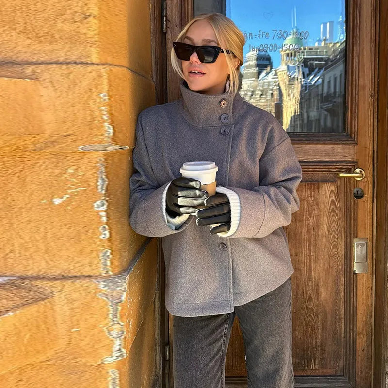 Double Pocket Neckless Jackets