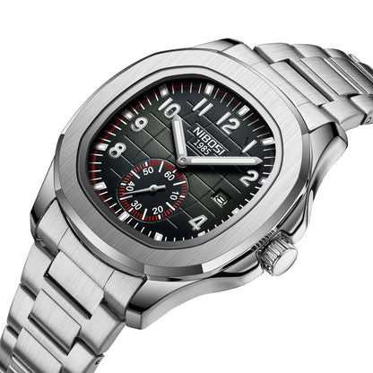 Mens 3bar Water Resistance Luxury Leather Band Watches