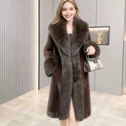 Elegant Thick Faux Fur Coats