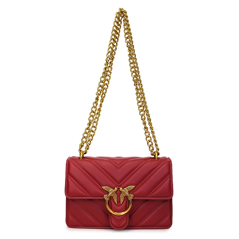 Women Elegant Magnetic Buckle Handbags