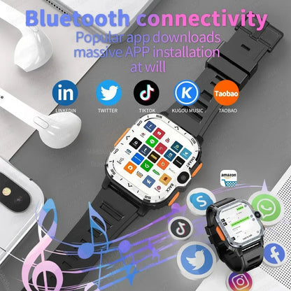 4 Core Cpu 8Gb 16Gb Rom Capacity Sim Card Supported Android Smartwatches For Students Kids