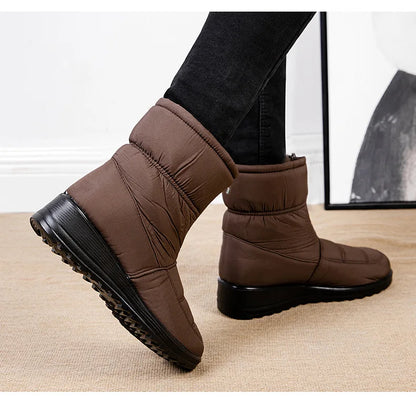 Womens Winter Front Up Zipper Cool Boots